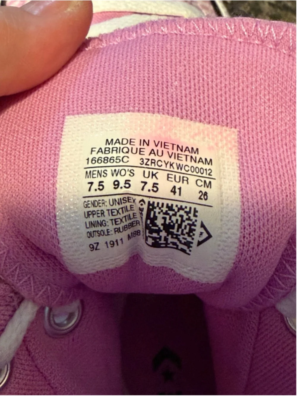 Converse Chuck Taylor All Star 'Pink Stripes' 166865C Sneakers